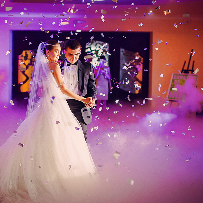 Boda en salon